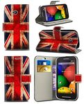 Phone Case for For Motorola Moto G5 (2017) / XT1676 - Mobibax Prime Fashionable Attractive Printed Wallet Case Cover Creative Pattern Design with Integrated Stand - Vintage Union Jack England London