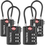 TRAVOCE TSA Approved Luggage Locks