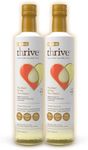 Thrive Cooking Oil - Reserve Pure Algae Oil, Heart and Health-Conscious Oil, Rich in Omega-9 Monounsaturated Fat (90%), Very Low Omega-6, 16.9 fl oz, 2 Pack
