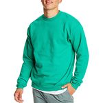 Hanes Men's EcoSmart Fleece Sweatshirt, Kelly Green, Medium