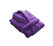House of Emily Women's Men's 100% Turkish Cotton 400gsm Terry Towelling Shawl Collar Bathrobe Dressing Gown (XL - Chest Size 57" - 60" | Length 52", Royal Lilac)