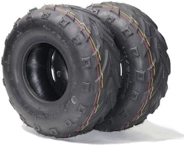 Garvee 20X7.00-8 ATV Tires - 4PR All-Condition Trail Sand Mud Off-Road Tires, Pack of 2, Tubeless