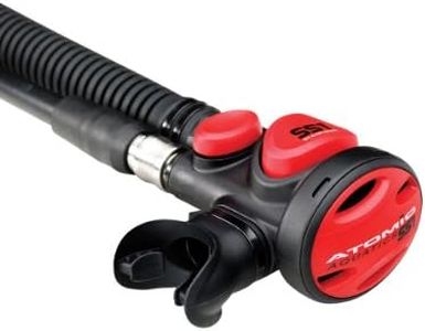 Atomic Aquatics SS1 Inflator| Reliable Integrated inflator/Regulator | Fits virtually All BCDs from Other Brands| Superior Breathing Performance | Easy to Operate | Red Stainless Steel
