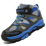 Unitysow Boys Trekking & Hiking Footwear Kids Walking Boots Waterproof Trainers Running Shoes Outdoor Camping Climbing Shoes Junior Sneakers,Blue,12.5 Child UK