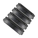 Uniflasy Heat Plates for Nexgrill 720-0830H, 720-0864, 720-0864M Gas Grill, Porcelain Steel Grill Heat Shield Tent, Burner Cover, Flame Tamer for Home Depot Nexgrill 4 Burner 720-0830H Parts, 4 Pack