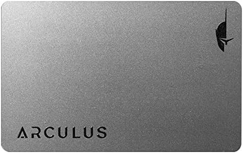 Arculus The Key Card: The More Secure Crypto & NFT Cold Storage Hardware Wallet. The Safer Way to Store Bitcoin, Ethereum, NFTs & Many More Coins. Sleek Metal Card, New Silver