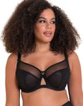 Curvy Kate Victory Side Support Balcony Bra Black 38FF