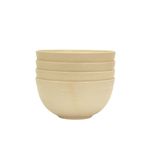 Irida Naturals Wheat Straw Bowl Set Of 4-6 In(Soft Beige) Unbreakable Serving Bowl,Microwave Safe Bowl For Kitchen,Freezer&Dishwasher,Ideal For Snacks,Rice,Salad,&Noodles,800 Milliliter - 800 Ml