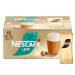 NESCAFÉ Latte Instant Coffee Sachets - 40 X 18G