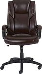 STAPLES Kelburne Luxura Faux Leather Computer and Desk Chair, Brown, 2/Pack (58227-CCVS)