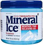 Mineral Ice Therapeutic Pain Relieving Gel, 16 Ounce, Blue, 1 Pound (Pack of 1) (F26083)