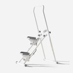 Stair Climber，Foldable Step Machine，Height Adjustable Stepper with LCD Display and Handlebar，Vertical Climbing Cardio Exercise Machine for Home and Office Exercises