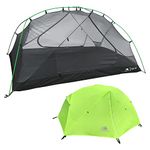 Hyke & Byke Zion 2 Person Backpacking Tent with Footprint - Lightweight Two Door Ultralight Dome Camping Tent