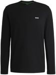 BOSS Athleisure 10256064 01 Men's Long Tee, Black 1, 3XL