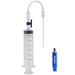 Bike Cycling Tubeless Sealant Injector Syringe,Presta Schrader Valve Core Removal Tool Fit for Stans No Tubes Sealant and Other Sealants Brand,Bike Syringe Kit