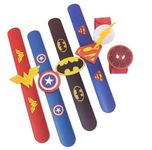 FAVELA Cartoon Wrist Band For Kids Slap Band Bracelet For Boys Cartoon Hand Band For Kids Boys Return Gifts 3+ kids,Pack of 4