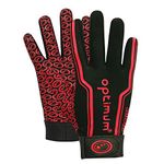 Optimum Thermal Liner Velocity Gloves | Cushioned, Breathable, Warm Padded | Enhanced Grip for Rugby, Football, Cycling | Multi Color Senior & Junior Sizes