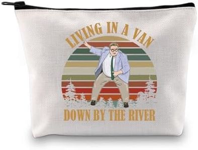 G2TUP TV Show Inspired Gift Living A Van Down By the River Makeup Bag Sketch Comedy Lover Cosmetic Bag Variety Show Fan Gift, Living A Van Down MB, Accountant Definition Mb