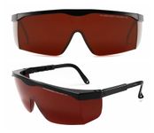 Alsenor IPL 190nm-550nm & 800nm-1100nm Laser Safety Glasses Goggles For Laser Cosmetology Operator Eye Protection And Laser Hair Removal Treatment