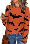 Zeagoo Womens Crewneck Pullover Sweater Long Sleeve Knit Side Slit 2024 Fall Winter Sweater Tops