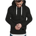 Yolimok hoodies for men uk,mens sweatshirts,mens hoodie,mens tops,fleece jacket mens,mens sport and outdoor clothes,mens jumper,mens shirts long sleeve,work hoodies for men,essentials hoodie Black