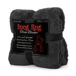 Snug Rug Special Edition Luxury Grey Blanket Sherpa Fleece Blankets Soft Throw 127 x 178cm (50" x 70") Slate Grey