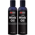 JobSite Premium Mink Oil Leather Waterproof Liquid - 236 ml - 2 Pack