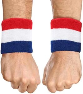 Tough Headwear Sports Wristbands - Arm Bands, Wrist Band, Wrist Bands for Men & Women - Sweat Band for Wrists - Tennis Baseball Football Wristbands