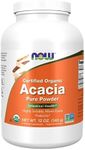 NOW Organic Acacia Fiber Powder,12-