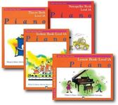 Alfred Basic Piano Library Course Pack Level 1A - Four book set includes - Lesson, Theory, Technic and Notespeller Books.