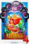 THE LITTLE MERMAID MOVIE POSTER 2 Sided ORIGINAL 27x40