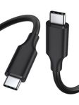 CableCreation USB 4 Cable (3.3FT/1M) 40Gbps Data Transfer, 240W Fast Charging USB Type C Cable, 8K@60Hz HD Display Video Cord for Thunderbolt 4/3, iPhone 15 Pro Max, MacBook, XPS, Surface, Docking