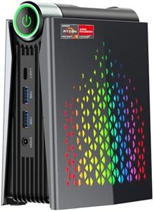 ACEMAGICIAN [Gaming PC Ryzen Mini PC, AMD Ryzen 7 5700U 16GB DDR4 512GB NVME SSD Mini Desktop Computer,11 Pro Mini PC Gaming[WiFi6/BT5.2] [4K UHD/RGB Lights/3 Adjustable Mode]