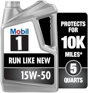 Mobil 1 Advanced Full Synthetic Motor Oil 15W-50, 5 Quart