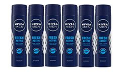 Nivea Active Deodorant For Men (Pack Of 6)