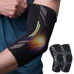 Careforce Elbow Support for Gym Elbow Band for Pain Relief for Men and Women Elbow Sleeves for Workout in Gym, Exercise, Training Elbow Brace for Pain Relief Elbow Sleeve - M