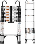 HBTower Telescoping Ladder, 12.5 FT