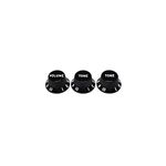 Fender 991365000 Stratocaster Pot Knobs (Volume/Tone/Tone), black