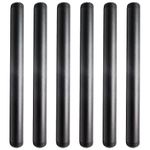 BokWin 6 Pcs 1/2 Inch x 12 Inch Black Pipe Thread,Heavy Duty Vintage Pipe Fitting for Industrial Shelving Decoration