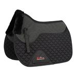 Shires Performance Soft Grip Saddlecloth - Black 17-18"