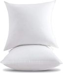 H B MSALA Hotel Quality Hollow Fiber Filler Cushion (16X16 Inches; White) -Set of 3