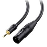 Cable Matters (1/8 Inch) 3.5mm to XLR Cable 6 ft Male to Male (XLR to 3.5mm Cable, XLR to 1/8 Cable, 1/8 to XLR Cable)