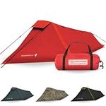 Highlander Blackthorn 1 Man Tent – Lightweight & Waterproof. 4 Season Tent for 1 Person. Quick And Easy Pitch Ultra Low-Profile for Hiking, Fishing, Cyclists & Backpacking