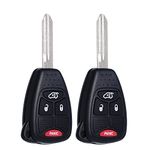 Key Fob Replacement Fits for Chrysler 300 2005-2007 Sebring 200 Aspen Dodge Charger 2006-2007 Avenger Jeep Commander Grand Cherokee 2005-2007 Liberty 2008-2012 Keyless Entry Remote OHT692427AA