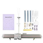 Knitting Machine and Accessories, LK150 Medium Gauge 65.5mm Plastic Household Knitting Machine with Accessories Household Sewing Tool Set