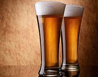 SYANKA Italian Premium Pilsner Beer Glasses Set of 6, Transparent, 310ml, Long Drinking Glasses for Beer, Cocktails, Mocktails and Wine