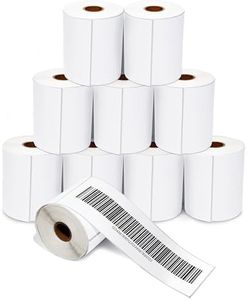4" X 10" Direct Thermal Labels (1600 Count, 10 Rolls)