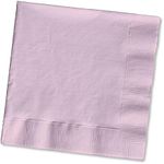 Creative Converting Beverage Napkins 50-Pieces, Classic Pink