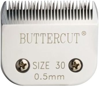 Geib Buttercut Stainless Steel Dog Clipper Blade, Size-30, 1/50-Inch Cut Length, Gray, White