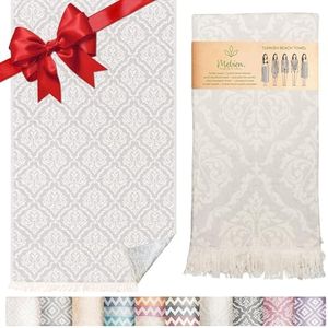 Mebien touche de la nature Turkish Towels Beach Towels Oversized (35”x67”) Beach Towels for Adults Quick Dry and Sand Free Beach Towel Beach Blanket 100% Cotton Turkish Towel - Renaissance Grey